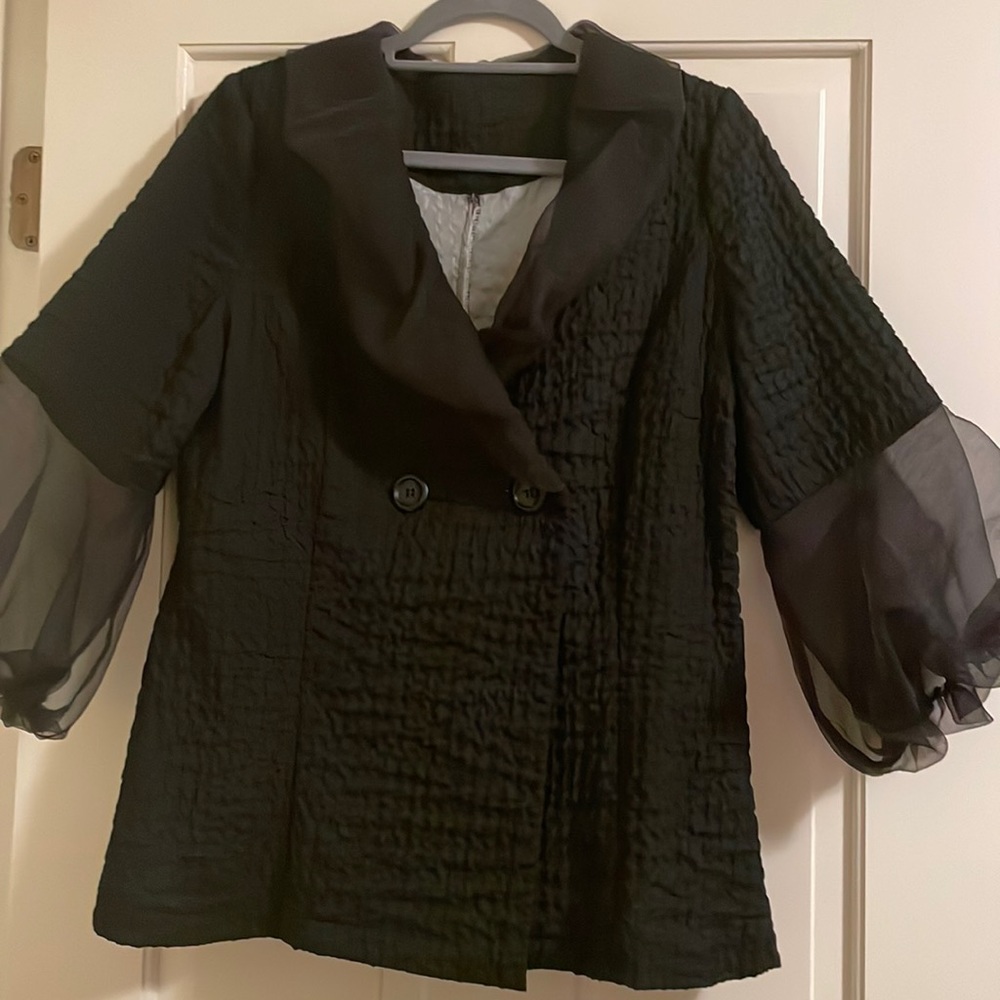 Black Adorable, Packable Lightweight Jacket/ Blaz… - image 1